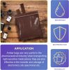 Pack of 100 Amber Zipper Bags 12 x 12 Seal Top Plastic Bags 12x12 Thickness 3 Mil Resealable Packing Bags for Storing Transporting UV Safety Bags for